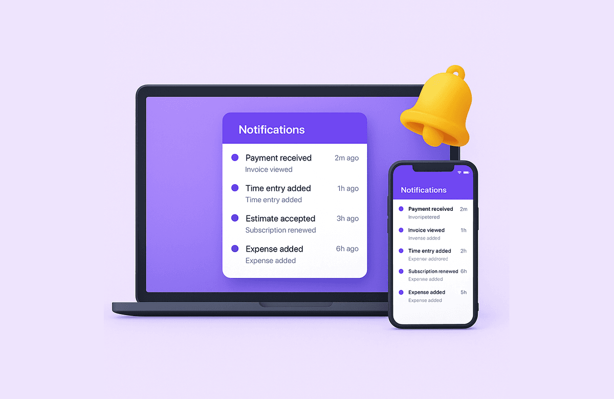Instant Alerts When Clients Take Action Preview